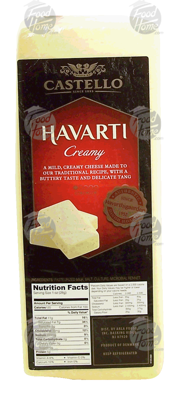 Castello  havarti; a mild creamy cheese with a buttery taste and delicate tang Full-Size Picture